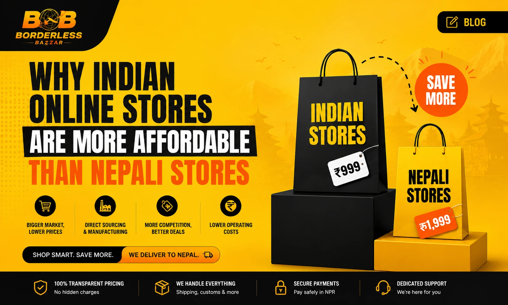 Why Indian Online Stores Are More Affordable Than Nepali Stores