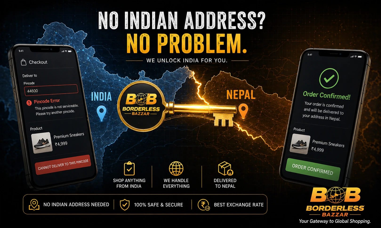 How to Use an Indian Address for Online Shopping from Nepal (2026 Guide
