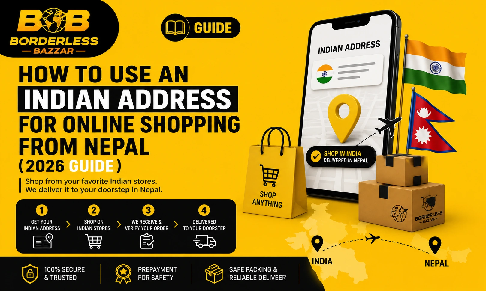 How to Use an Indian Address for Online Shopping from Nepal (2026 Guide)